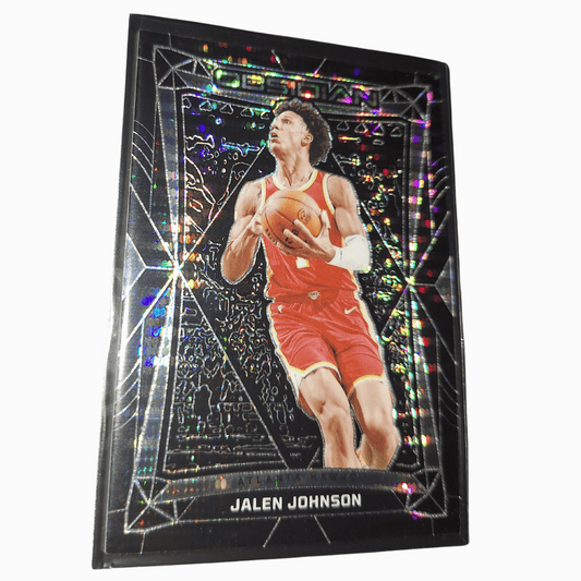 2023-24 Panini Obsidian NBA Jalen Johnson #34 Electric Etch Holo Atlanta Hawks Basketball Card