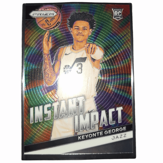 2023-24 Panini Prizm NBA Keyonte George #9 Instant Impact RC Rookie Utah Jazz Basketball Card